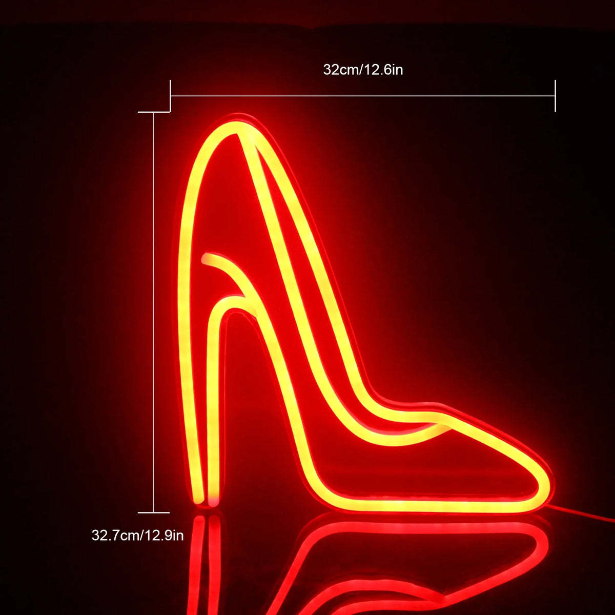 High-Heeled Shoe 5V USB LED neon sign