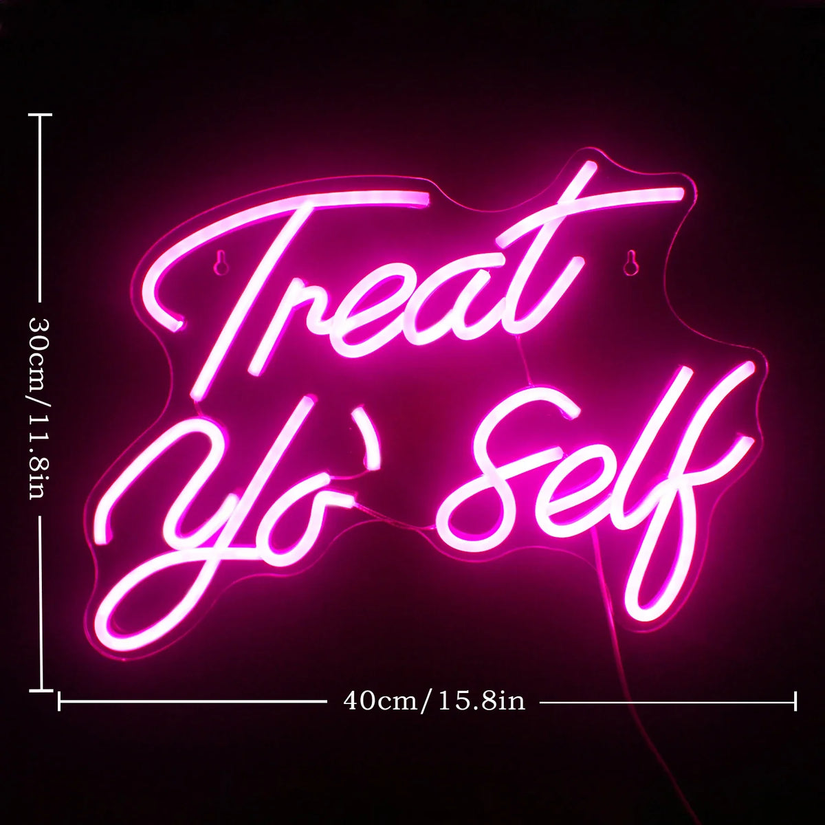 Treat Yo' Self 5V USB LED neon sign