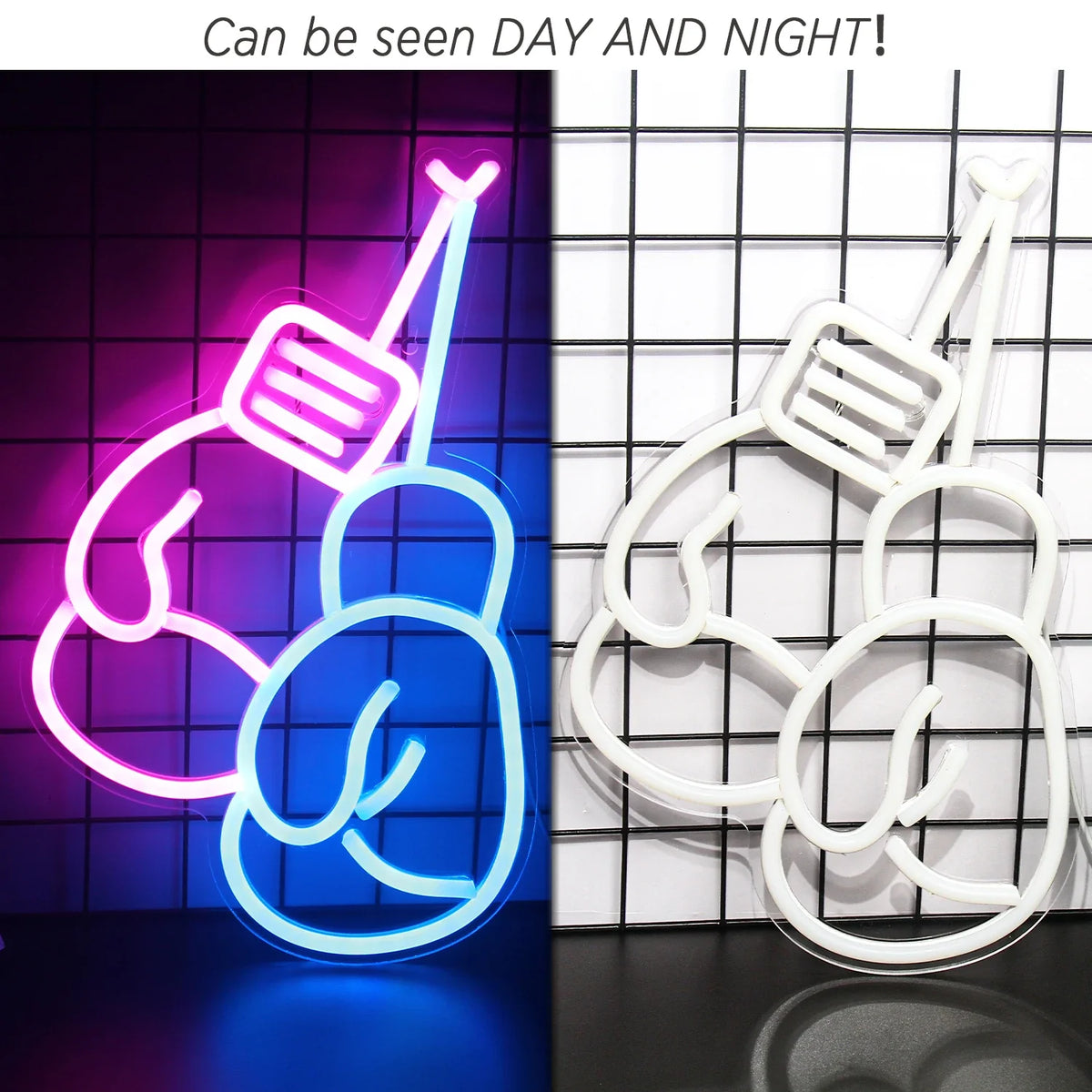 Boxing Gloves 5V USB LED neon sign
