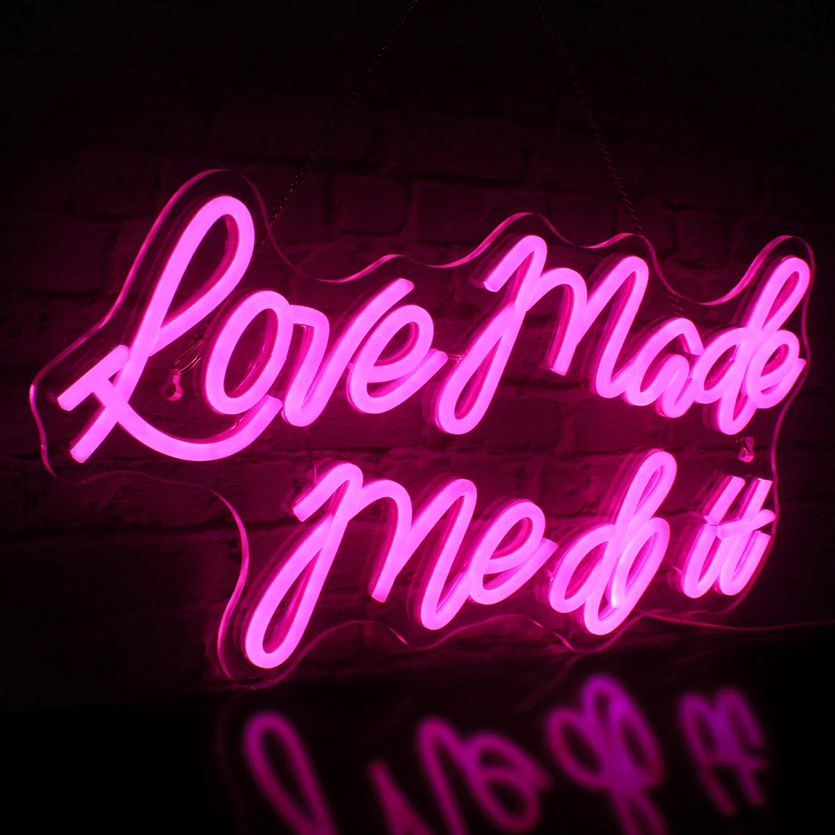 Love Made Me Do It 5V USB LED neon sign