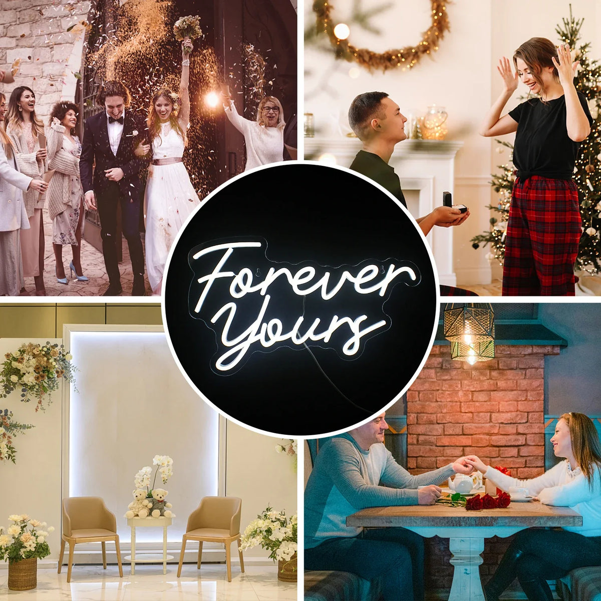 Forever Yours 5V USB LED neon sign