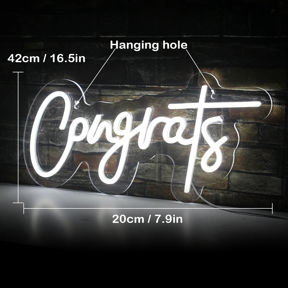 Congrats 5V USB LED neon sign – Congrats