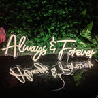 Always Forever 5V USB LED neon sign