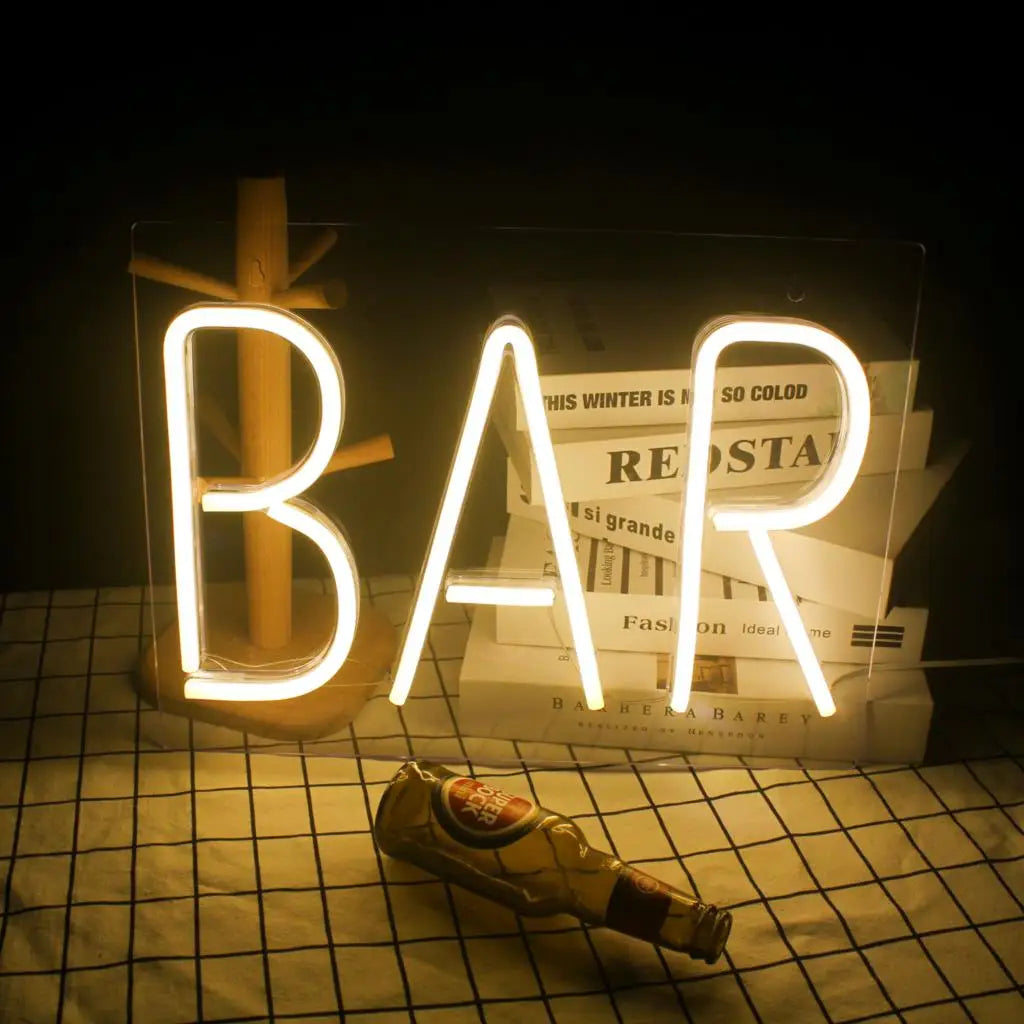 BAR 5V USB LED neon sign