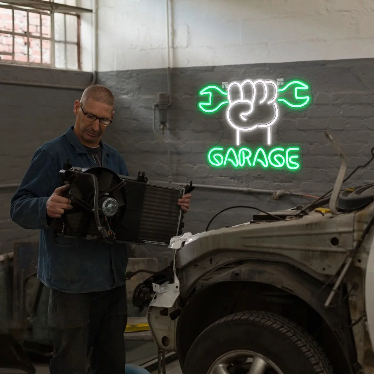 Garage 5V USB LED neon sign