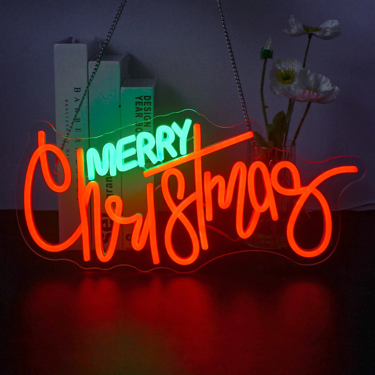 Merry Christmas 5V USB LED neon sign – 42x20cm