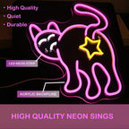 Cat 5V USB LED neon sign
