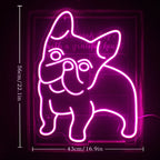 Pink Dog 5V USB LED neon sign