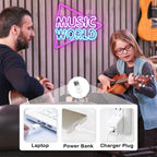 Enseigne néon LED USB 5 V Music World