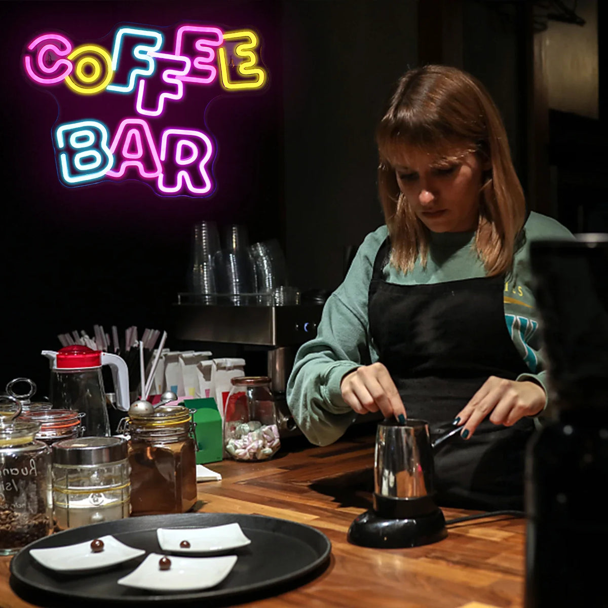 Coffee Bar 5V USB LED neon sign