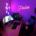 Peace 5V USB LED neon sign
