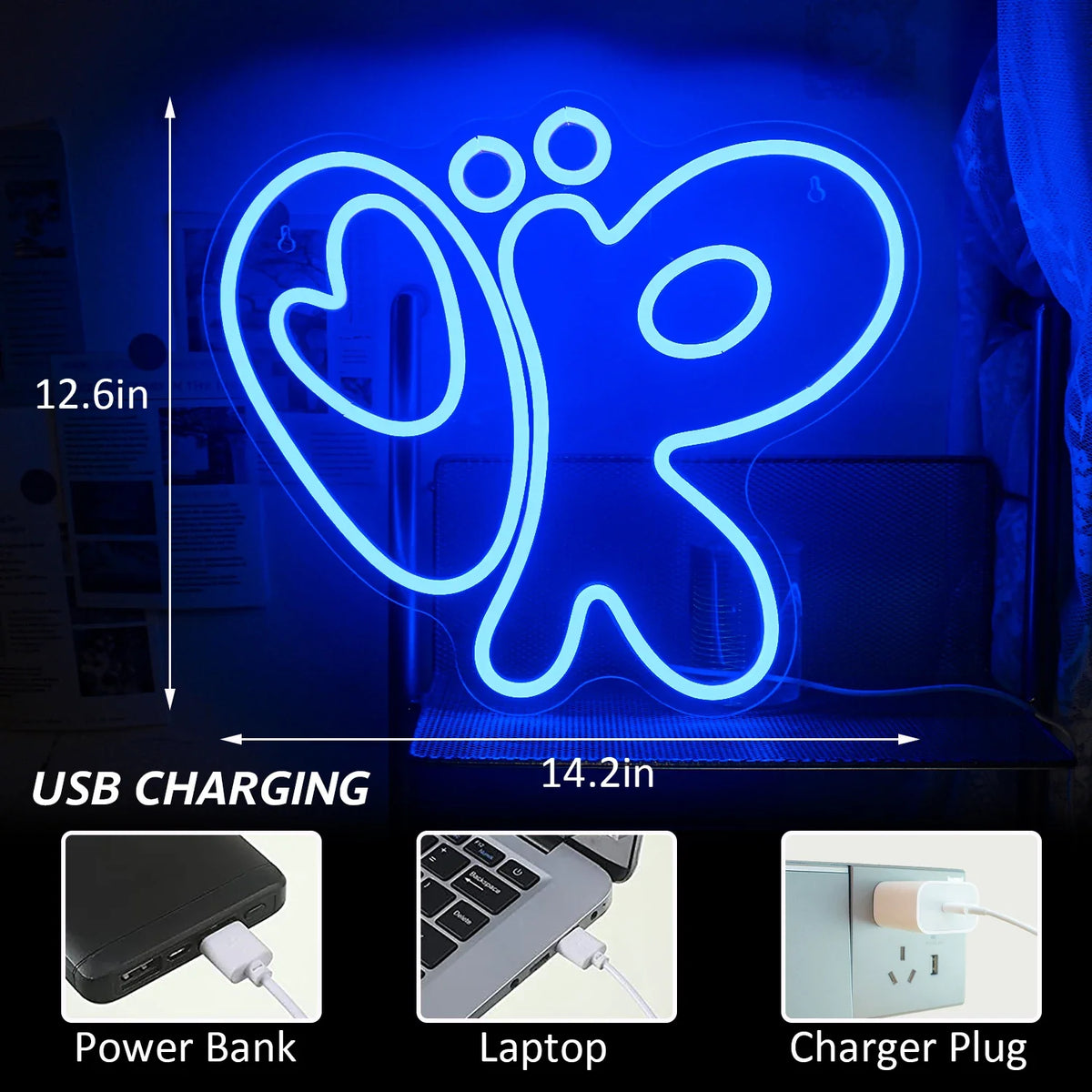 Snail 5V USB LED neon sign