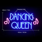 Enseigne néon LED USB 5 V Dancing Queen
