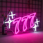 Lucky Number 777 5V USB LED neon sign