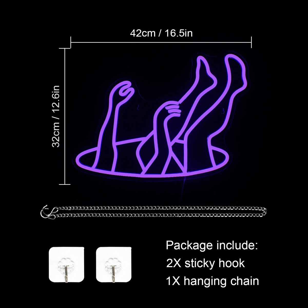Come Down 5V USB LED neon sign