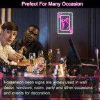 Playing Cards Lady Body 5V USB LED neon sign