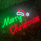 Enseigne néon LED USB 5 V Merry Christmas — choix de motifs