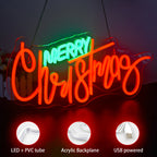 Merry Christmas 5V USB LED neon sign