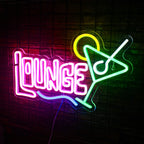 Cocktails Lounge 5V USB LED neon sign