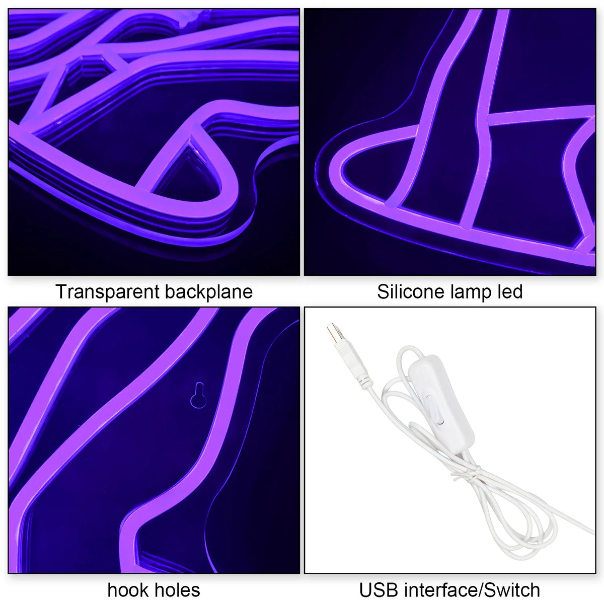 Come Down 5V USB LED neon sign