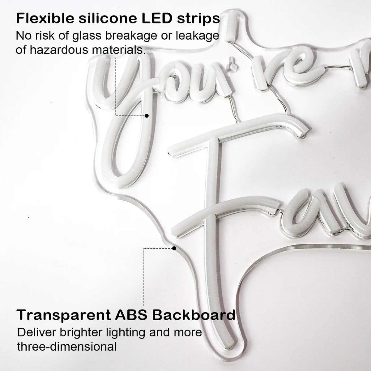 Enseigne néon LED USB 5 V You're My Favourite
