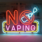 No Vaping 5V USB LED neon sign – 42x30.5cm