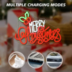 Enseigne néon LED USB 5 V Merry Christmas