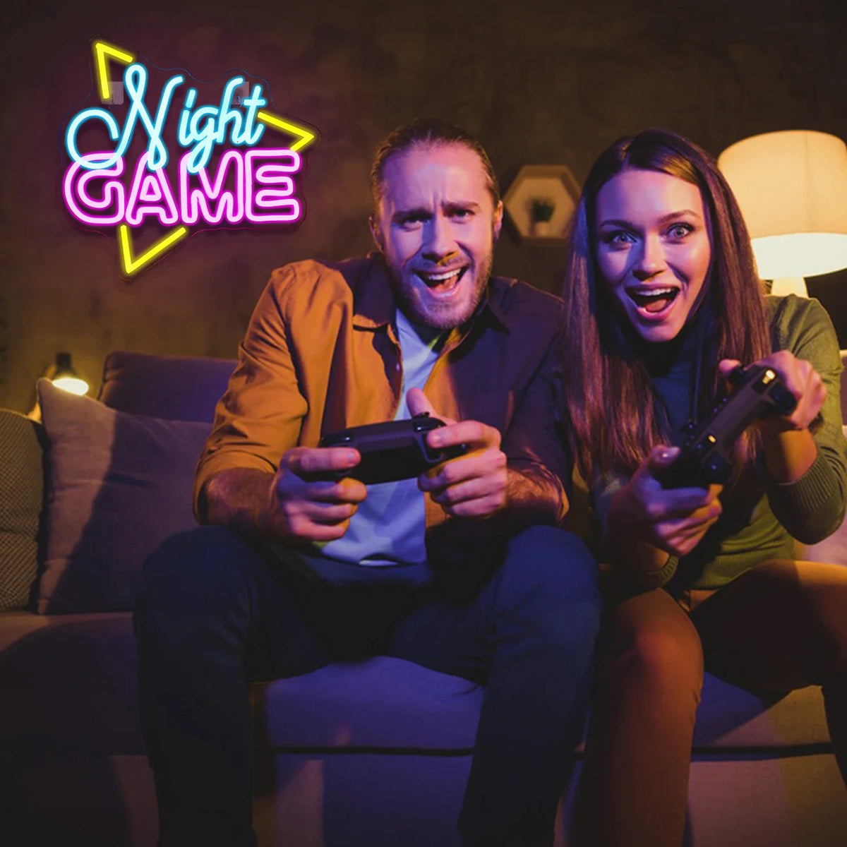 Enseigne néon LED USB 5 V Night Game