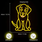 Dog 5V USB LED neon sign