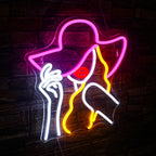 Cowboy Hat 5V USB LED neon sign
