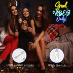 Good Vibes Only 5V USB LED neon sign