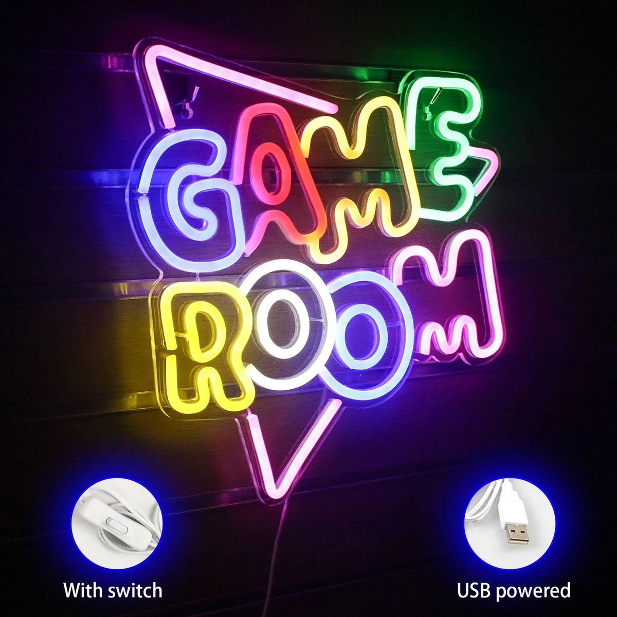 Game 5V USB LED neon sign