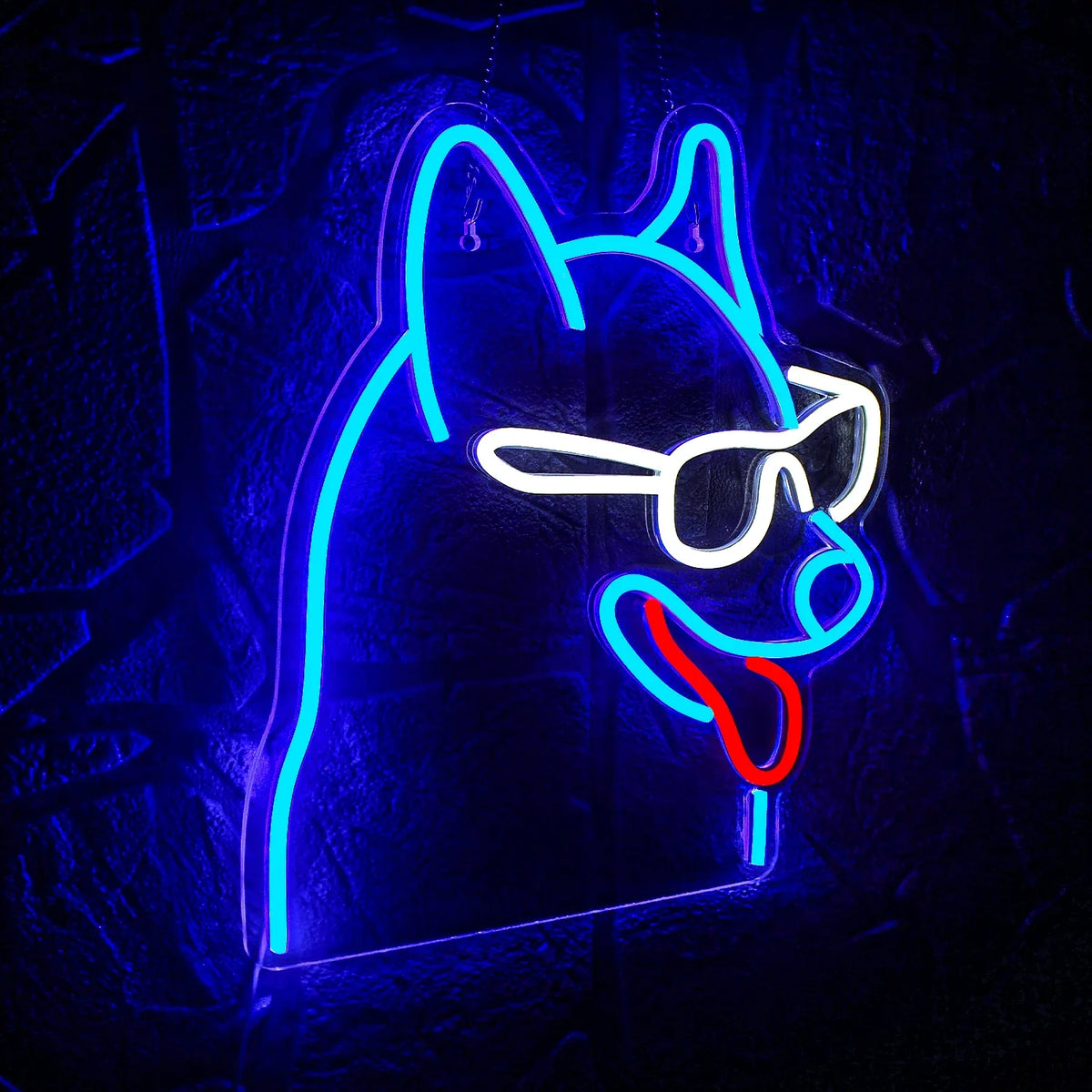 Enseigne néon LED USB 5 V Chien