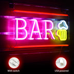 Bar 5V USB LED neon sign