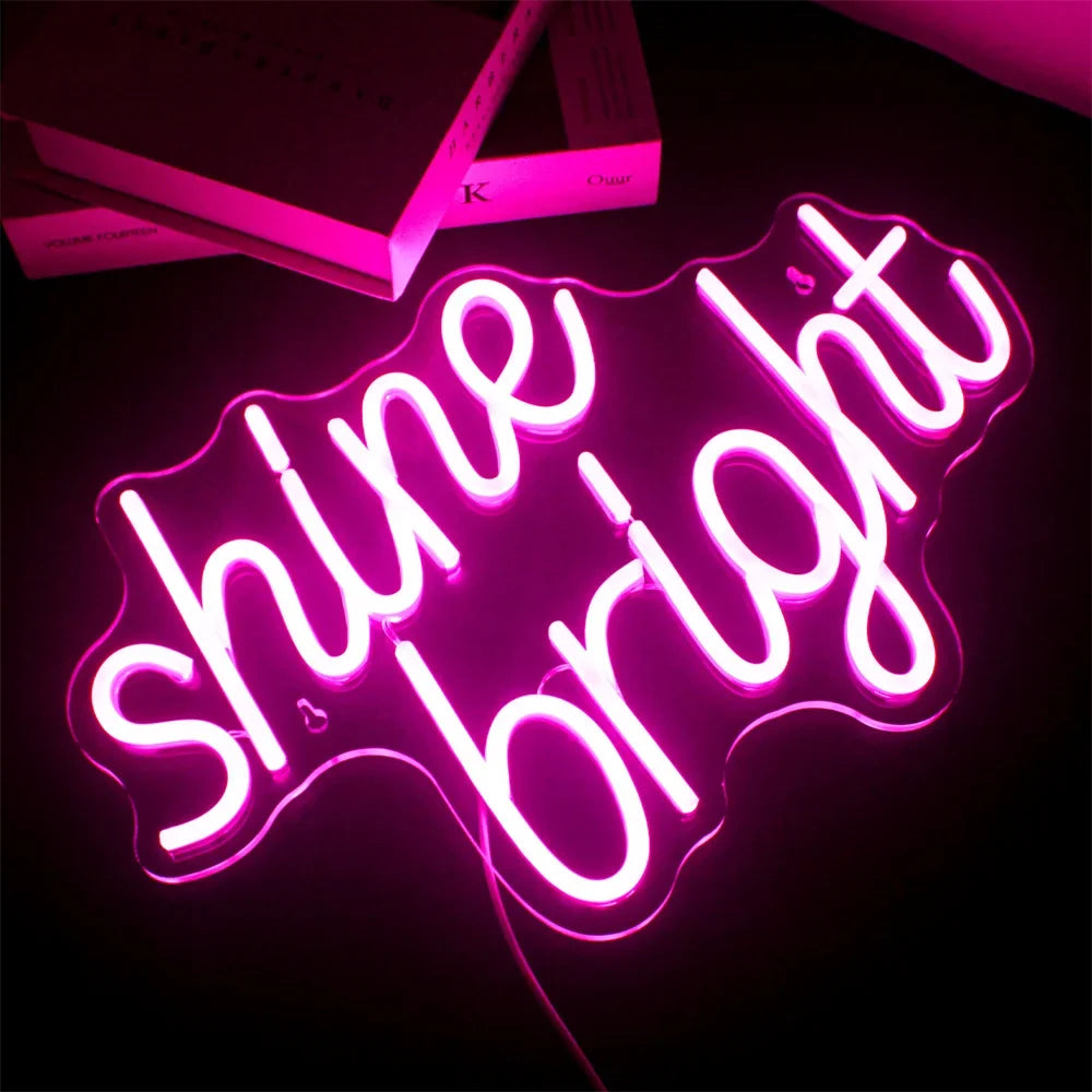 Shine Bright 5V USB LED neon sign