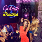 Cocktails Dreams 5V USB LED neon sign