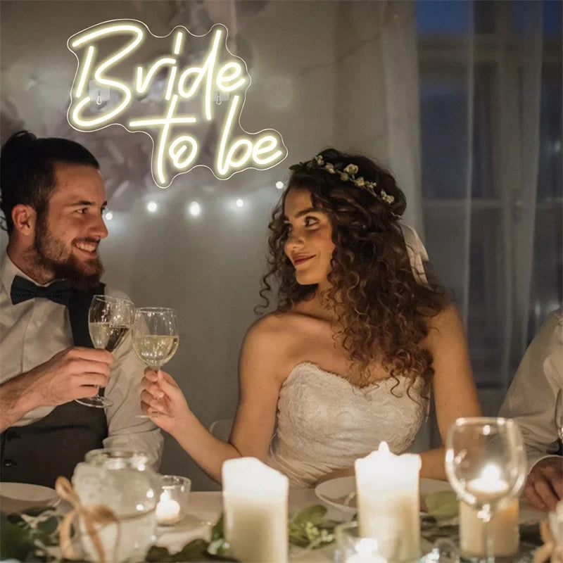 Enseigne néon LED USB 5 V Décoration de mariage