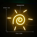 Warm White Sun 5V USB LED neon sign