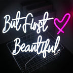 But First Beautiful 5V USB LED neon sign