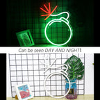Green Grenade 5V USB LED neon sign