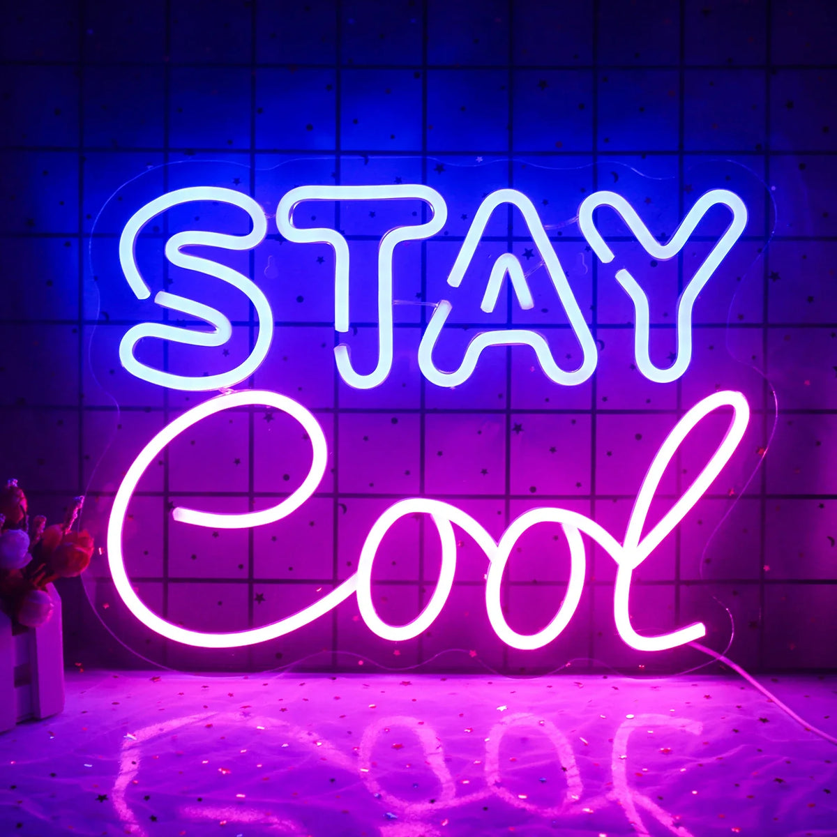 Enseigne néon LED USB 5 V Stay Cool