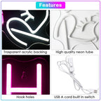 Lash Room 5V USB LED neon sign