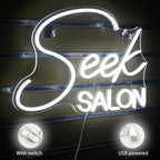 Enseigne néon LED USB 5 V Seek Salon