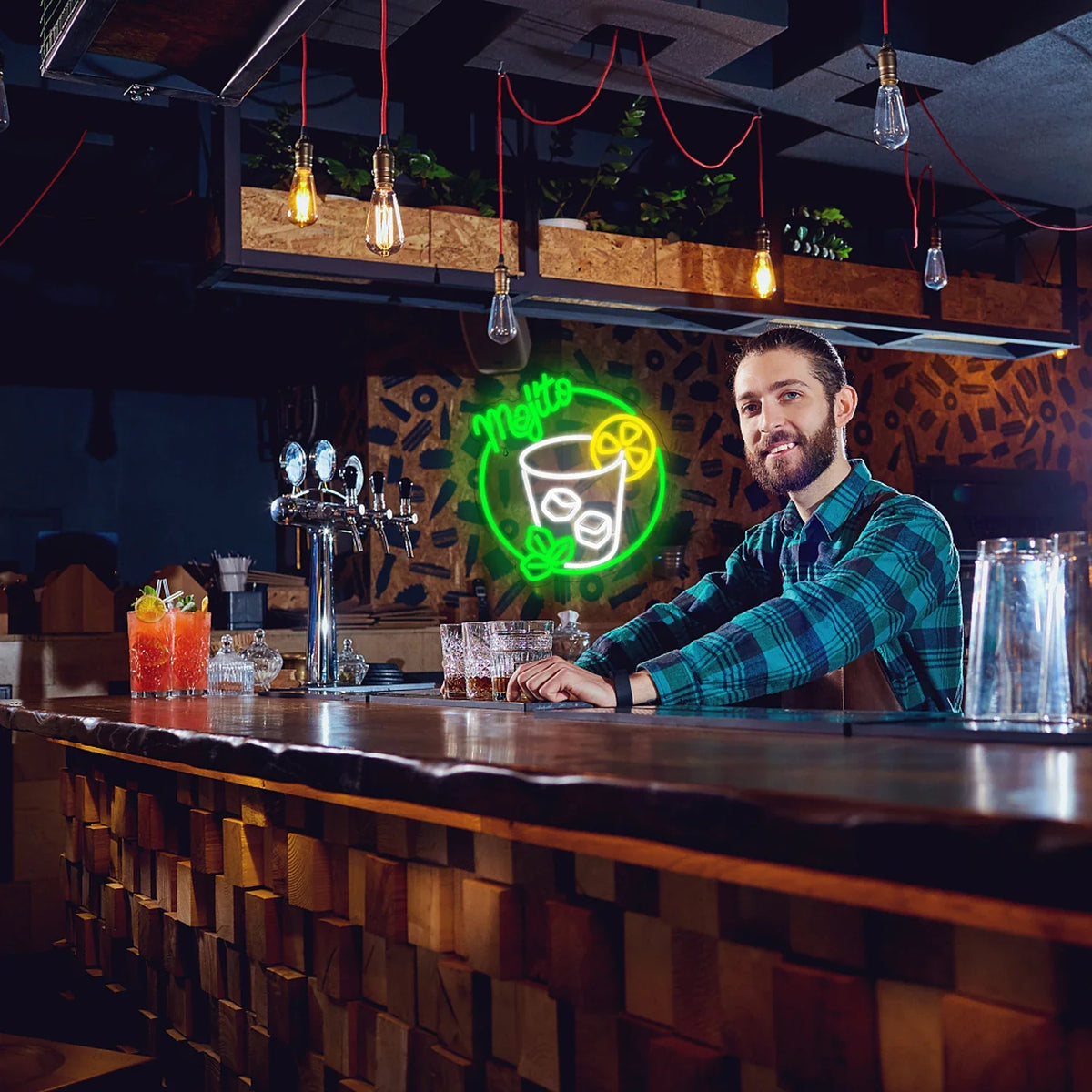 Mojito 5V USB LED neon sign