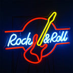 Guitar Rock & Roll 5V USB LED neon sign