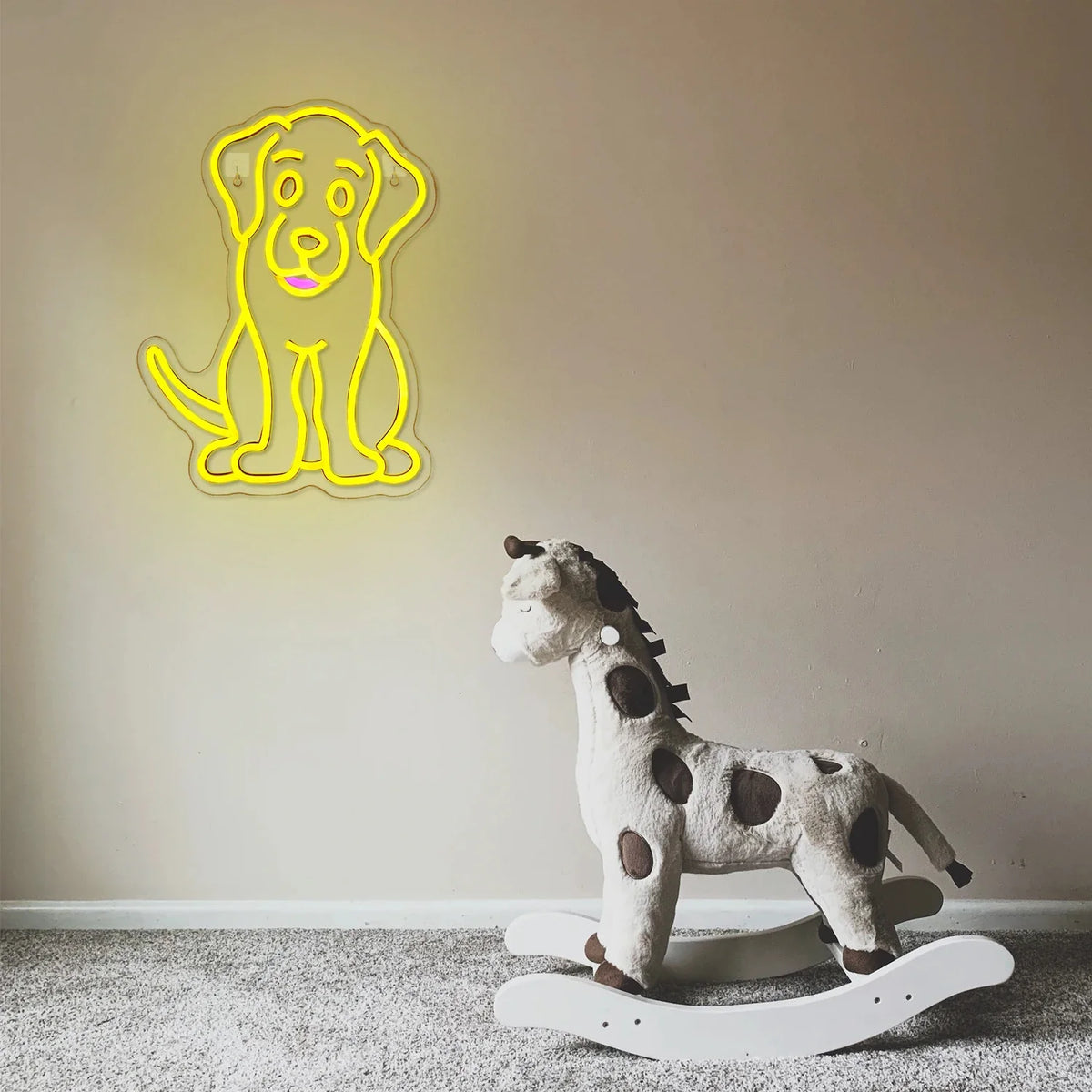 Dog 5V USB LED neon sign