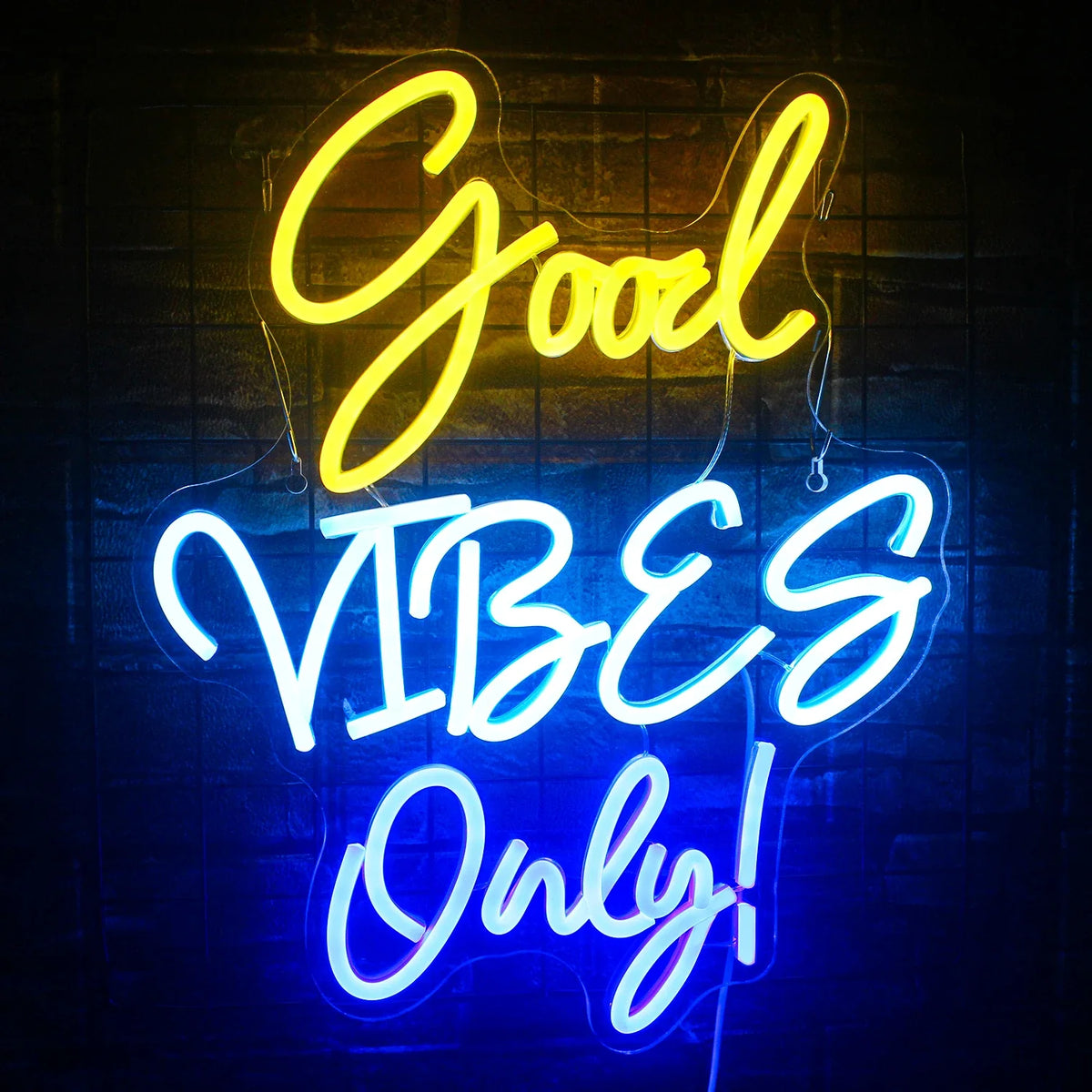 Good Vibes Only 5V USB LED neon sign