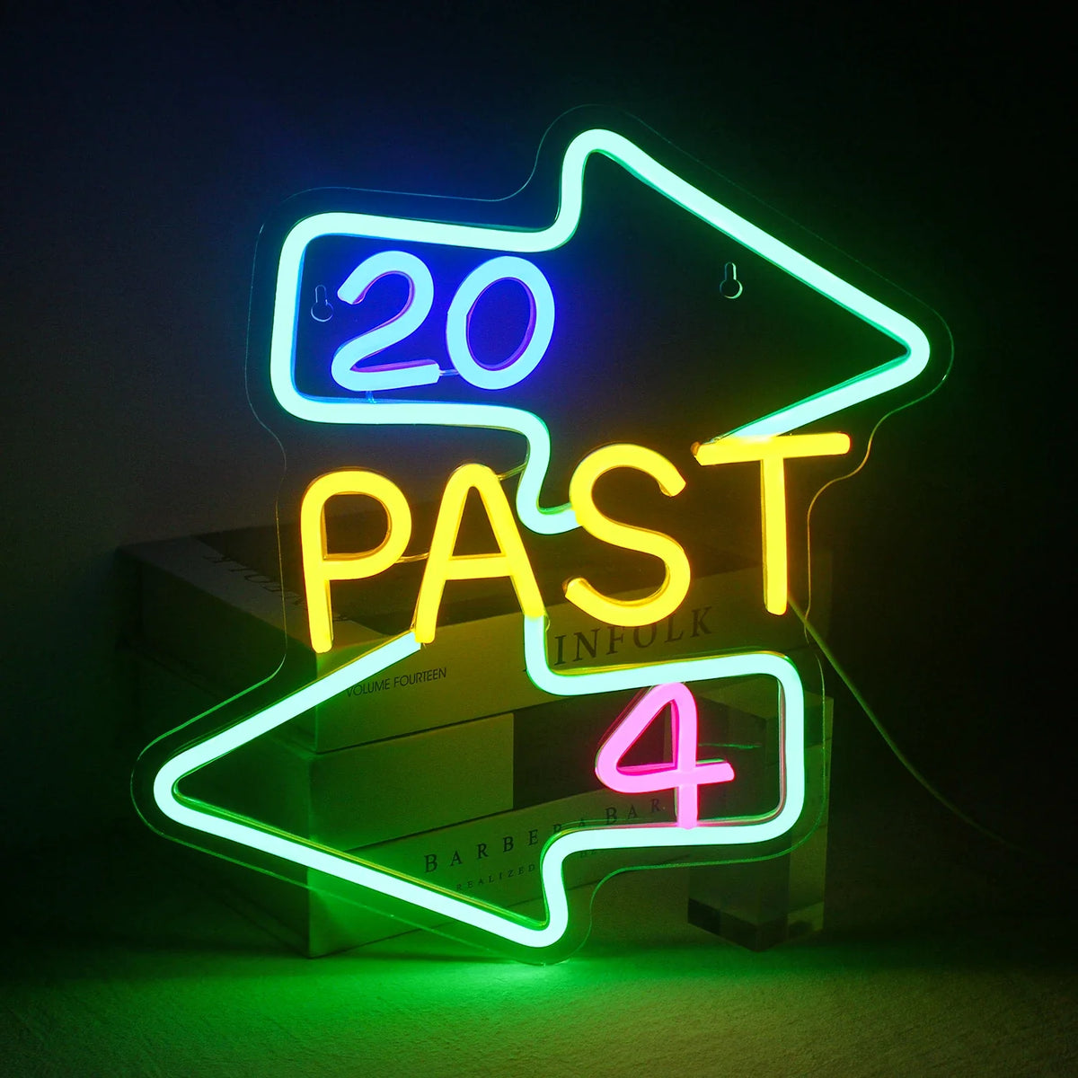20 past 4 5V USB LED neon sign – 33x32cm