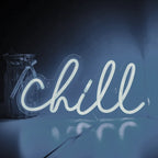 Chill 5V USB LED neon sign – White