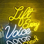 Enseigne néon LED USB 5 V Lift Every Voice